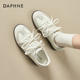 内增高板鞋 达芙妮德训鞋 芭蕾厚底百搭小白鞋 运动鞋 女2026新款 冬季