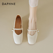 2026新款 春季 不累脚粗跟单鞋 达芙妮玛丽珍女鞋 绝美气质配裙子凉鞋