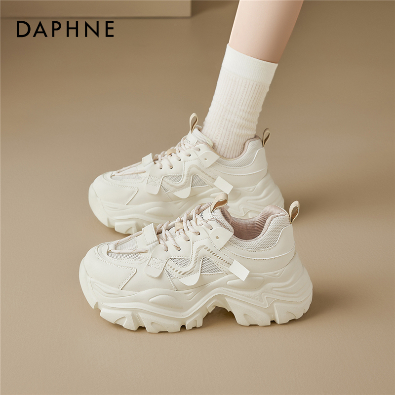 【达芙妮老爹鞋】软底透气