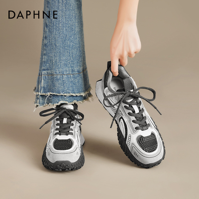 达芙妮厚底增高德训鞋女