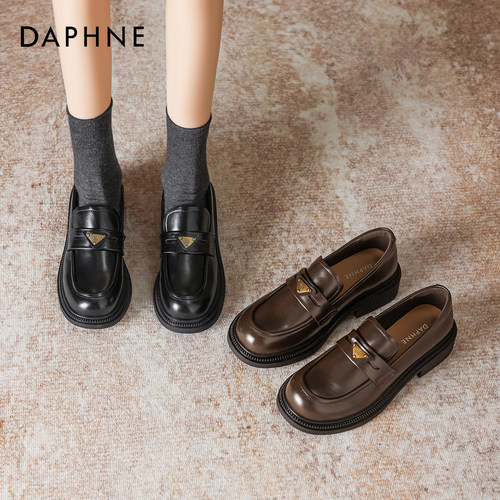 复古增高乐福鞋巨好看通勤不累脚