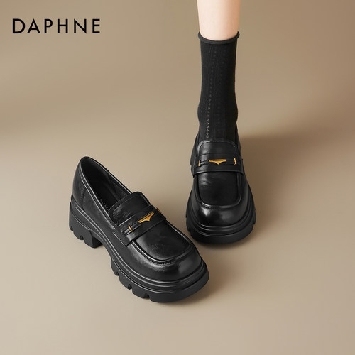 厚底乐福鞋，复古时髦，轻松显高