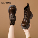 老爹鞋 达芙妮马丁靴女款 乐福鞋 清仓女鞋 雪地靴女长筒靴 2025年新款