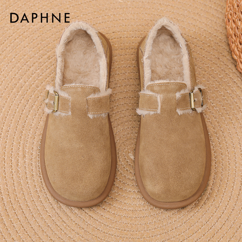 达芙妮加绒款勃肯鞋三喜同款