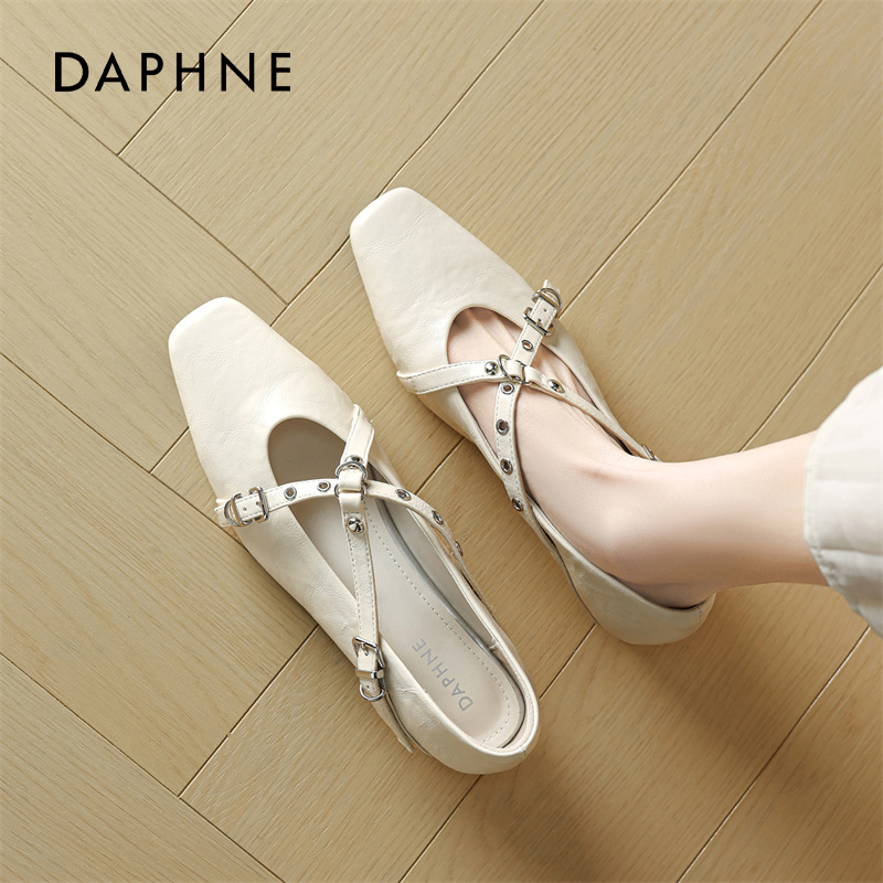 达芙妮小香风玛丽珍鞋女通勤单鞋