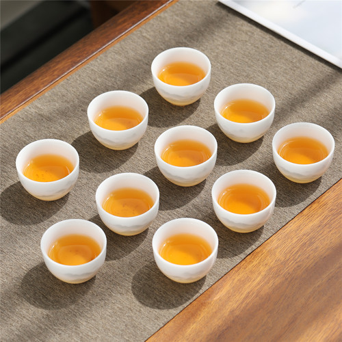 冰种玉功夫小茶杯品茗杯家用