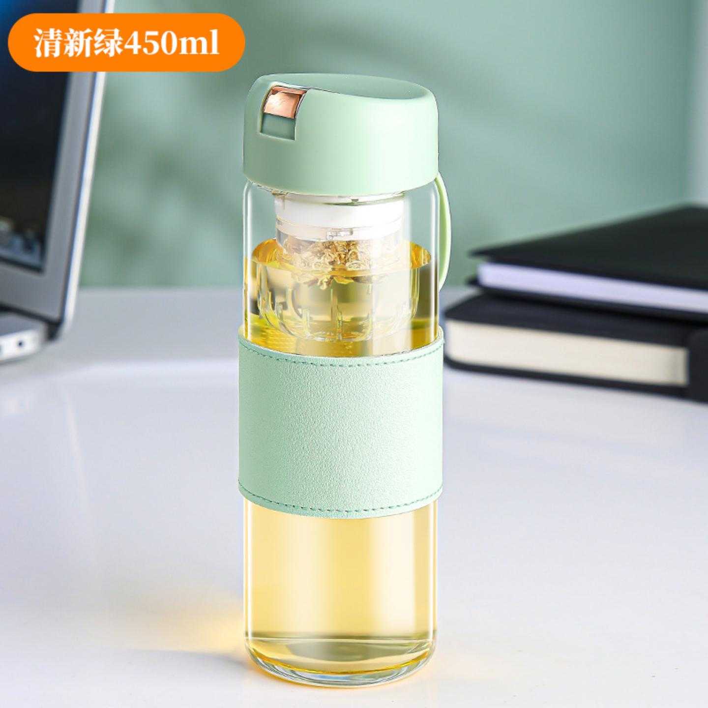 磁吸杯磁弹泡茶保温杯茶水分离杯耐高温高鹏硅儿童保温杯304杯子