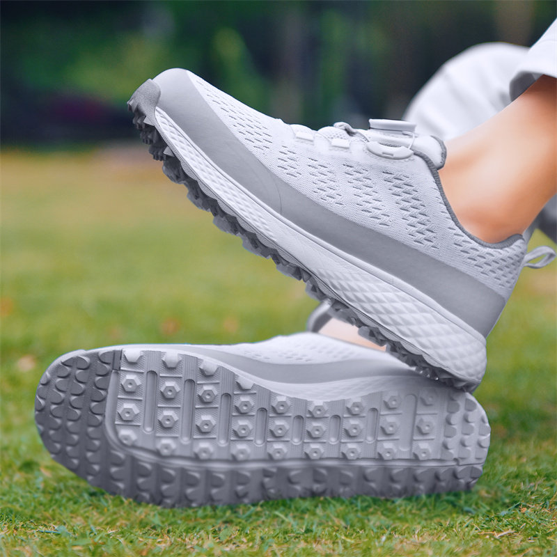 飞织透气旋钮防滑高尔夫鞋男款