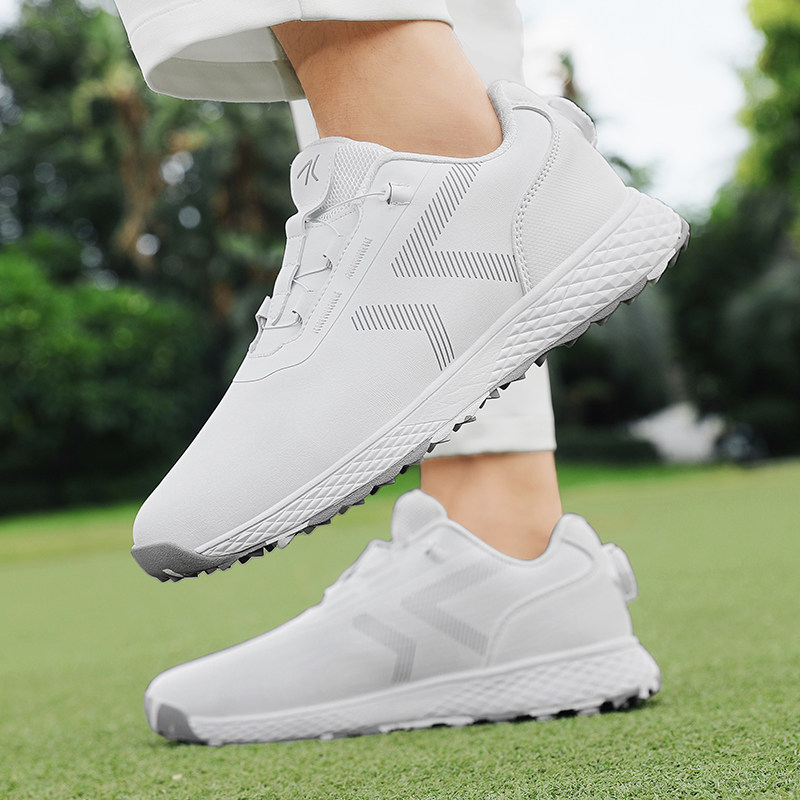 扣式高尔夫运动休闲防滑球鞋情侣鞋透气golfshoes中青年老爹鞋