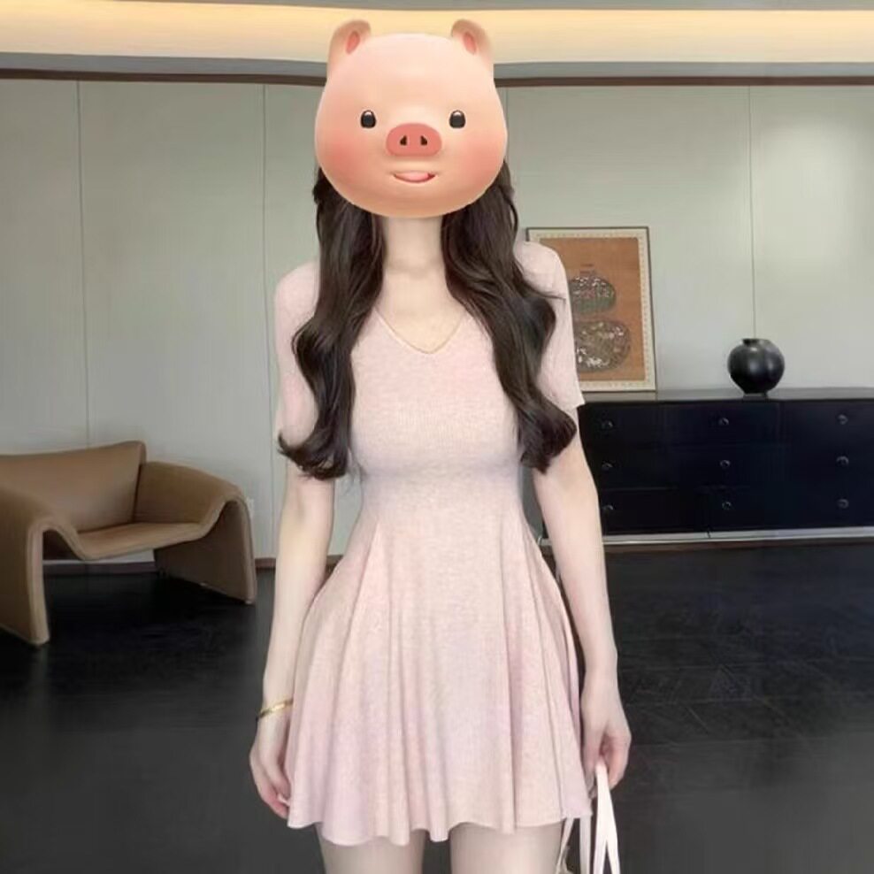 法式甜美度假风气质连衣裙女新款