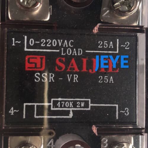 议价SAIJIE固态继电器SSR-VR25A(SSR-VR40A，SSR-VR10A，SSR-VR60
