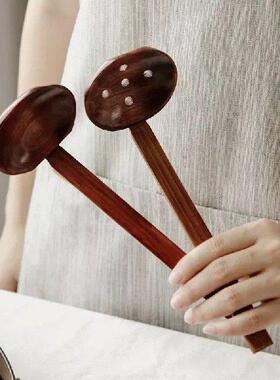 Japanese Long Handle Ramen Spoons Wooden Tableware Home