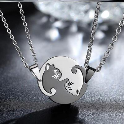 Necklace Simple Friendship Gift Couple Jewelry necklace 项链