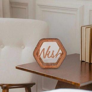 Wedding Decorations Message Case Craft Card Wooden