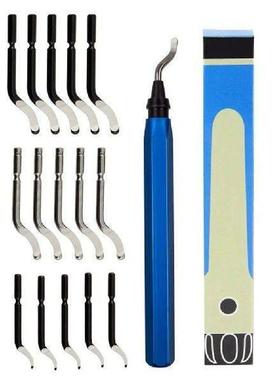 15PCS Burr Pocket Knife Metal Deburr Cutters Trimming