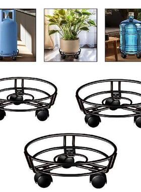 Planter Trolley Balcony Garden Home Rolling Plant Stand Pot