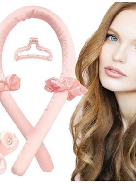 Heatless Curling Rod Headband For No Heat Silk Curls Ribbon