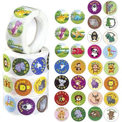 2000pcs Teacher Motivational Reward Stickers Students Child