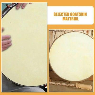 2 Pcs Drum Skin Ethnic Percussion Instrument Ocean Shaman