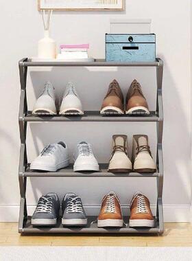 X-Shaped Shoe Rack Multifunctional Steel Assembly Shoecase