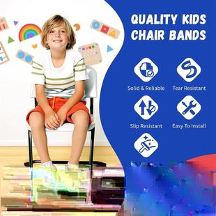 Kids ADHD Pack Feet Fidgety with for Bands Chair Band