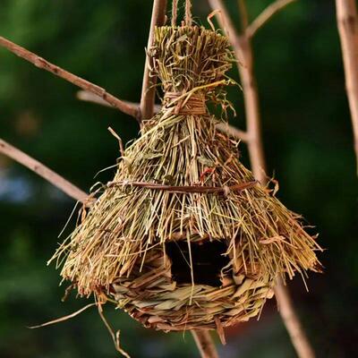 19 Style Birds Nest Bird Cage Natural Grass Egg Cage Bird Ho