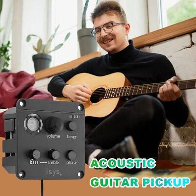 Acoustic Guitar Pickup ISYS EQ Preamp System for Acoustic