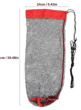 Folding Fish Basket Fishing Net Bag Fishnets Ground Insert