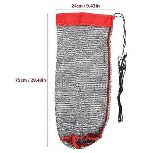 Fishing Net Bag Folding Ground Basket Fishnets Insert Fish