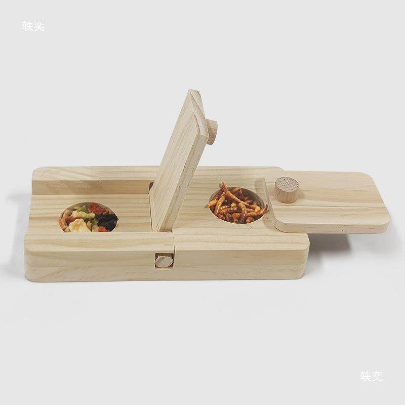 Wooden Foraging Toys Small Animals Hidden Snacks1