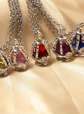 Anime Puella Magi Madoka Magica Soul Gem Necklace Crystal Pe