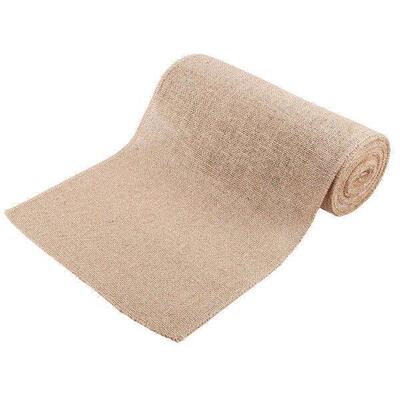 1 Roll Burlap Table Runner 30cm Width 10M Long Burlap