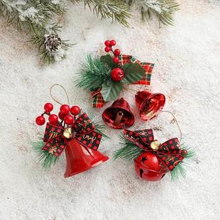 with Bow Hanging Metal for Bells Ornaments Tree Christmas