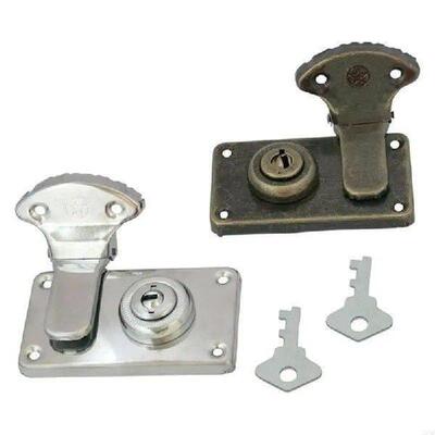 4pcs Sturdy Bronze Locking Mechanism Accessory for
