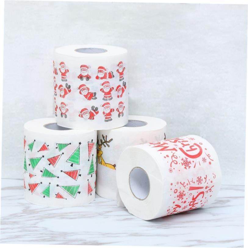Christmas Pattern Series Roll Paper Christmas Decorations