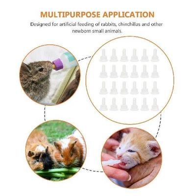 Bunny Feeding Pacifiers Pet Bottle Nipple Safe Silicone