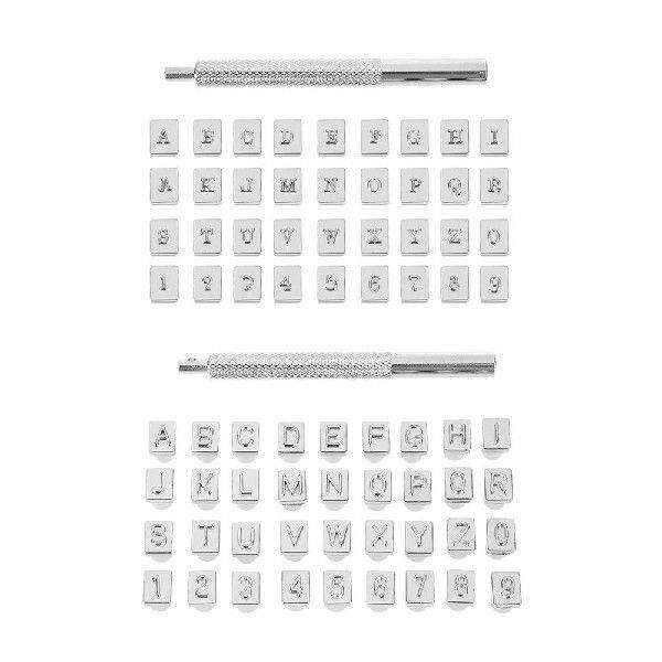 36pcs DIY Digital Steel Stamp Handmade Craft Steel Die