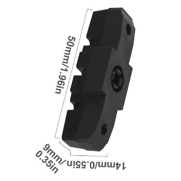 6/8pcs Bicycle Brake Shoes For HS11/ HS22/ HS33 50mm Black