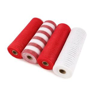 Christmas Wreath Mesh DIY Bow Ribbon 1Roll