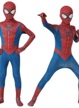 Kids Superhero Spiderman Costume Set 3D Style Halloween Cosp