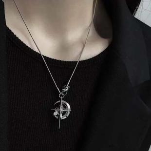 Fashion Shine Crystal Star Star Pendants Necklace For Girl W