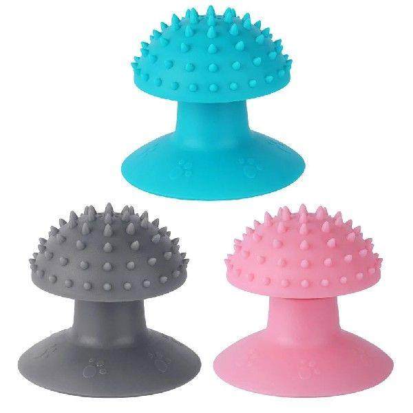 Suction Cup Cat Self Groomer Soft Massage Comb Cat Rubbing