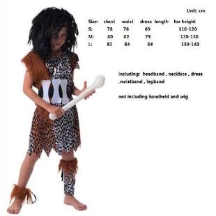 African Original Savage Boys Wild Woman Costume Man Girls