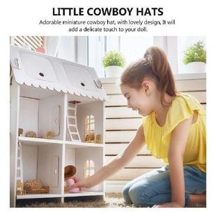 House Nonwovens Hat Decorative Hats Miniature 4pcs