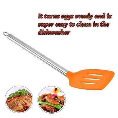 Slotted Turner Silicone Flexible Bakeware Household Kitchen