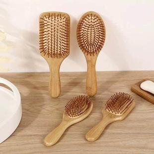 Hair Bamboo Brush Improve Wood Premium Growth Wooden