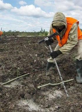 Soil Sampler Stainless Steel Ground Probe Rod With T Handle