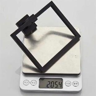 Cup Towel Hand Black and Steel Suction Stainless Matte Ring