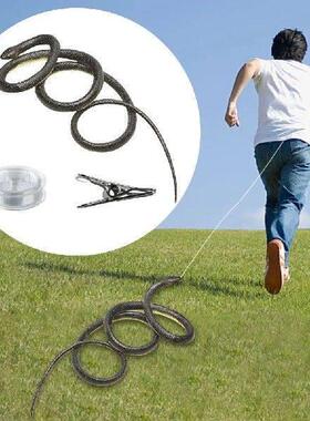 Fake Snake Toy with String and Clip Snake on A String Prank