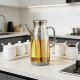 高硼硅玻璃油壶厨房家用油瓶酱油醋调料不挂油不锈钢大油罐